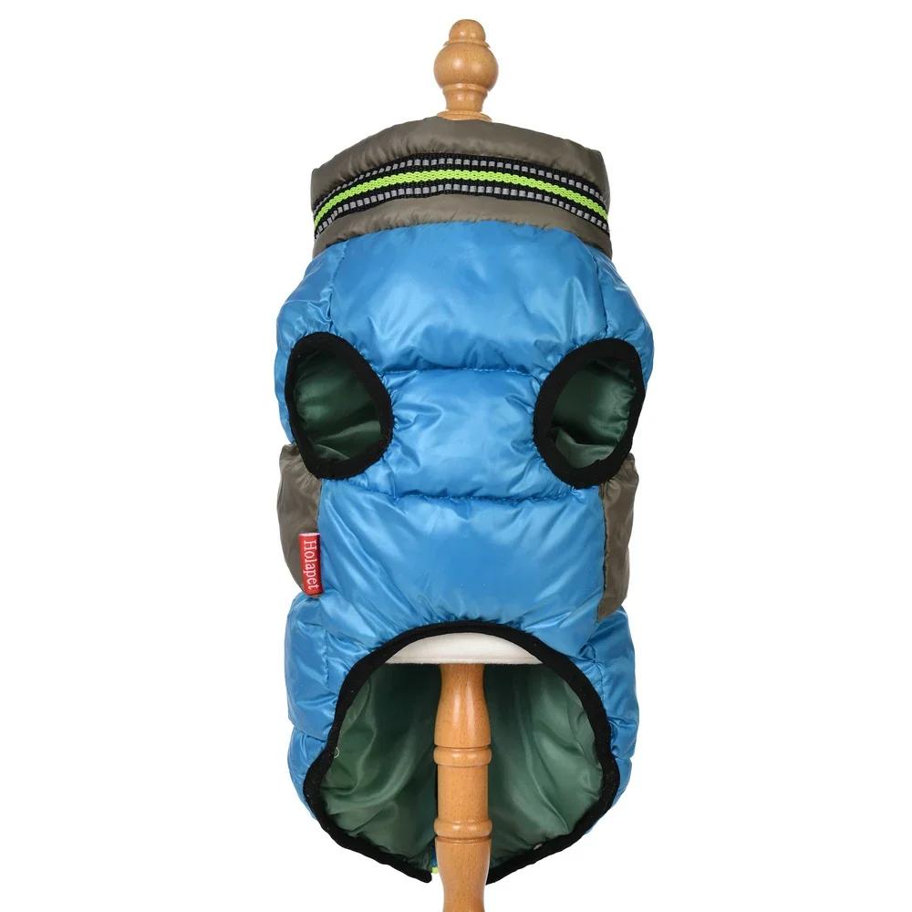 Теплая куртка-пальто для щенка, зимняя ветрозащитная одежда для собак малых и средних пород, кошек, жилет, одежда для питомцев, французский бульдог, чихуахуа