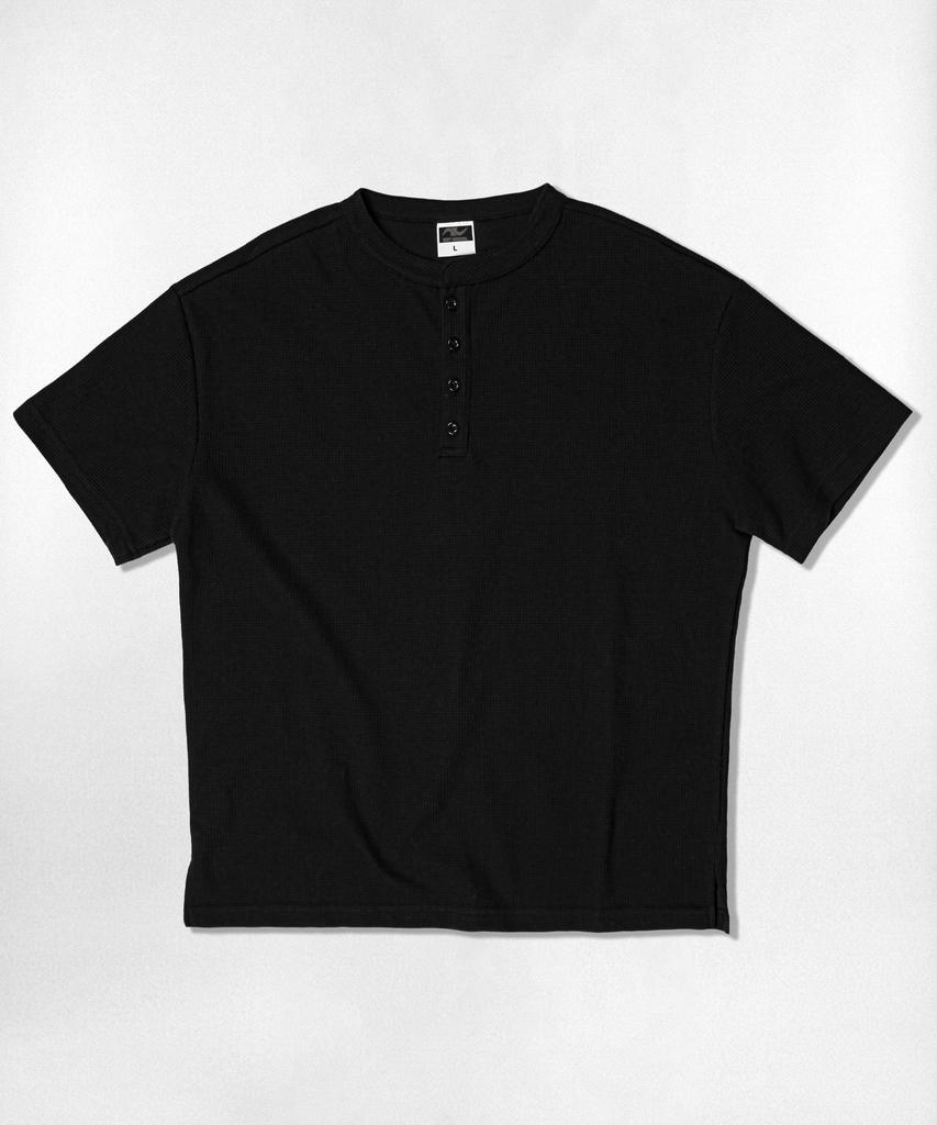 Nasyujeueol [2 шт.] Обычная вафельная футболка-henley с коротким рукавом, 3 цвета