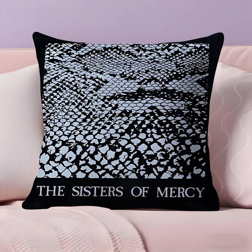 Подушка-чехол для подушки S-Sisters Of M-Mercy Наволочка Ультрамягкая Ткань, Дружелюбная к Коже Облачный Комфорт и Скрытая Молния