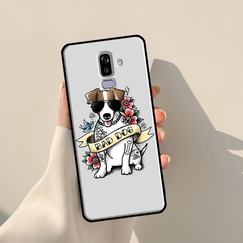 Чехол для Samsung Galaxy J4 J6 Plus 2018 A6 A7 A8 A9 J8 J1 2016 A3 A5 J3 J7 J5 2017 с изображением собаки породы Джек-Рассел-терьер