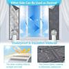Waterproof Portable AC Window Seal Silver Coated AC Vent Hose Cover  Portable Air Conditioner