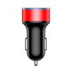 Портативный двойной USB светодиодный цифровой дисплей с быстрой зарядкой 5 В 3.1 А адаптер автомобильного зарядного устройства