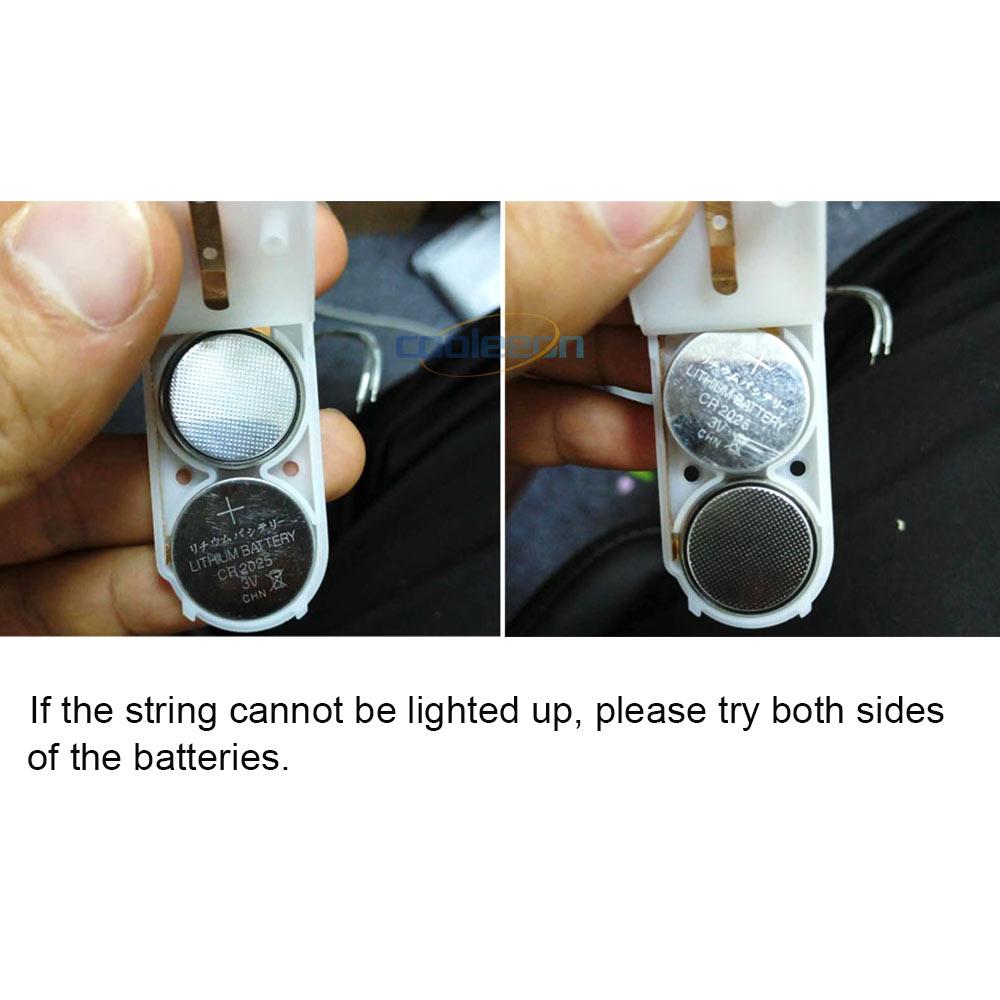 1 м 2 м 3 м 4 м светодиодная гирлянда из медной проволоки CR2032 кнопка питание от батареек цветная светодиодная лента лампа для праздничного рождественского декора