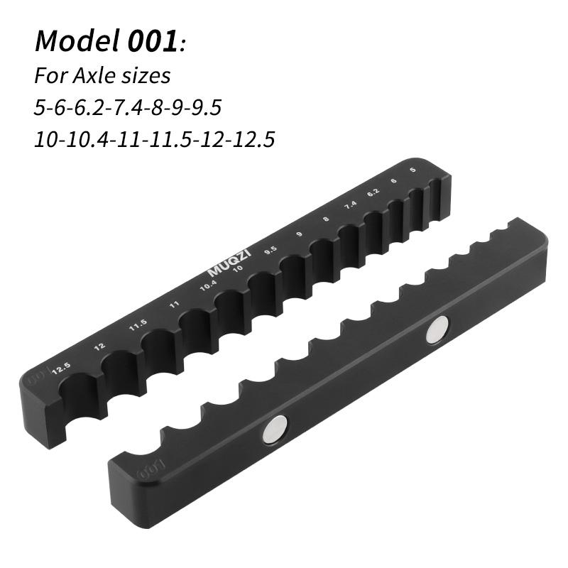 MUQZI Universal Aluminum Magnetic Vice Jaw Clamp 5–45mm Bike Table Vise Jaw Protective Insert