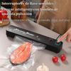 Black Vacuum Sealing Machine 220V Electric Vacuum Sealant Packaging Machine, with Vacuum Bag Link Home Food Fresh