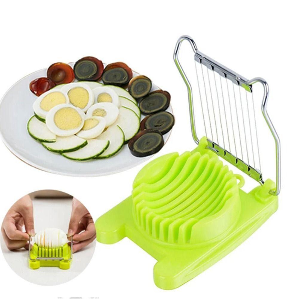 Manual Food Boiled Egg Slicer Stainless Steel Fruit Salad Cutter Egg Chopper  Kitchen Accessories
