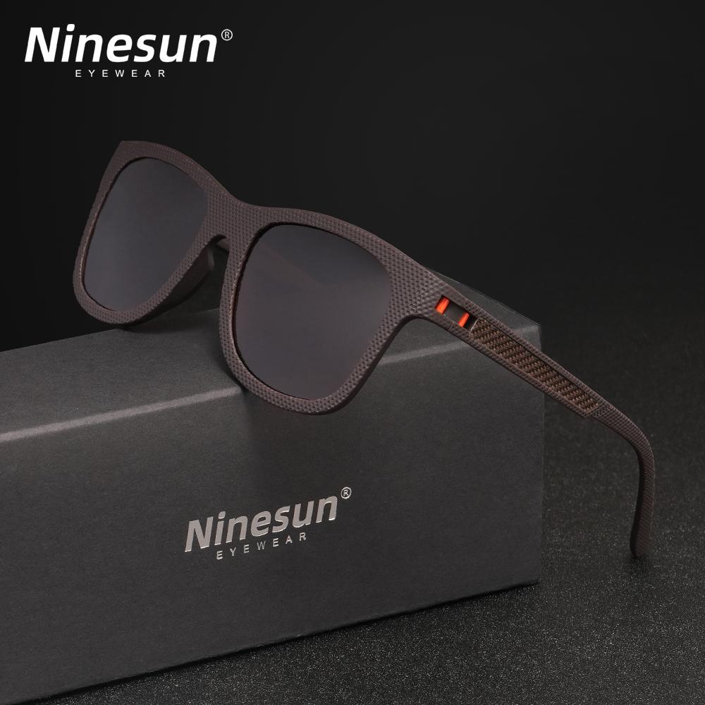NINESUN Brand New Sunglasses Unisex Retro TR90 Polarized UV400 Lens Glasses Vintage Men/Women Eyewear
