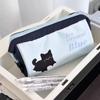 Canvas Pencil Case Large Capacity Pen Box Cartoon Stationery Bag  Gift