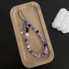 DIY маленький свежий хрустальный бант цветы любовь жемчужный браслет женская любовь цепочка для мобильного телефона защита от падения аксессуары для мобильных телефонов