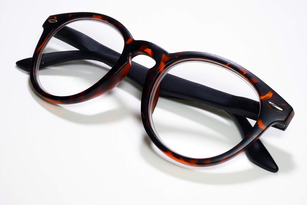 JapaNice 5-Piece Hands-Free Magnifying Glass Set (Brown Marble with Black Frame) (2.4x Magnification, Brown Marble with Black Frame)