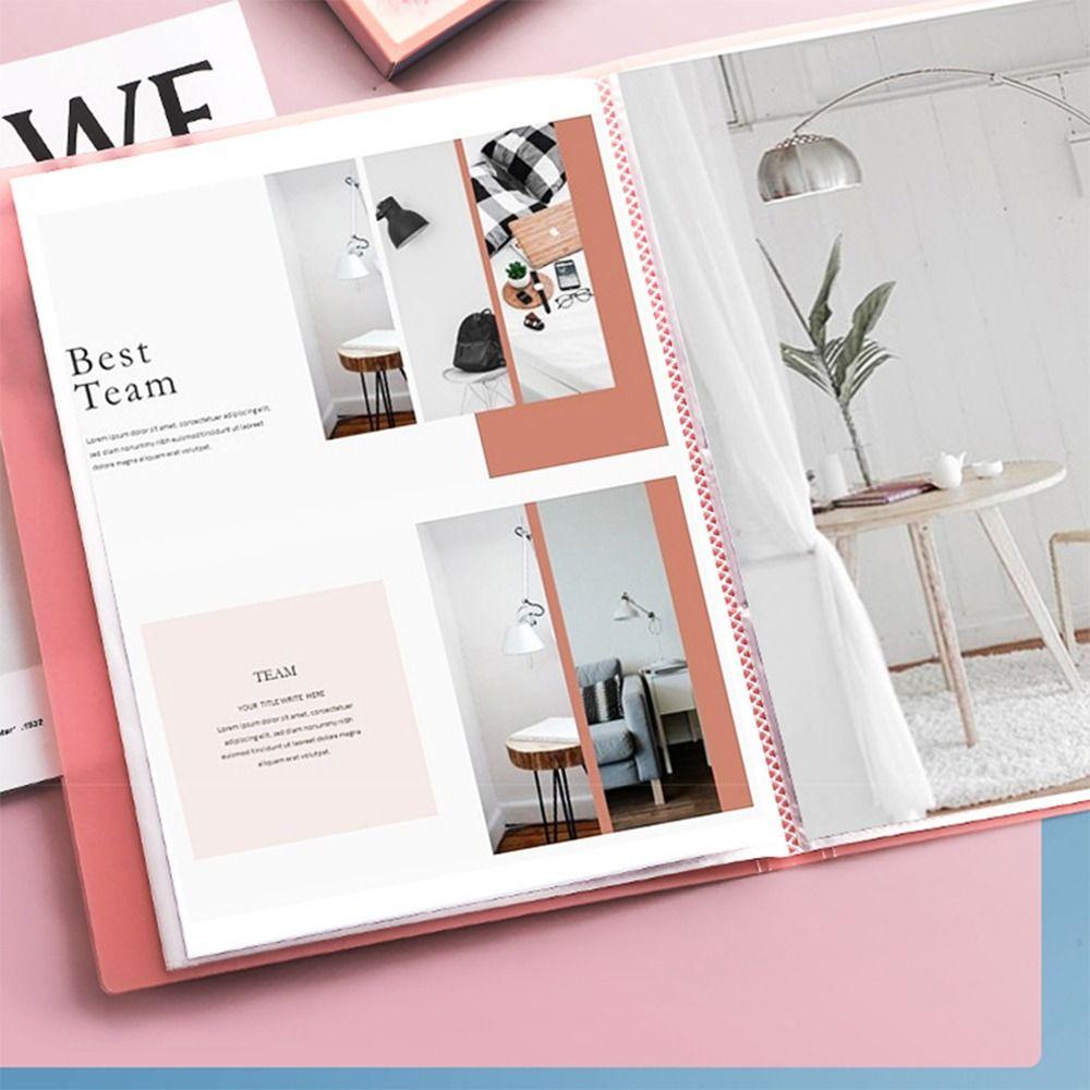 Waterproof Storage Booklet Large Capacity A4 File Folder Paintings Collection Book Student Gift