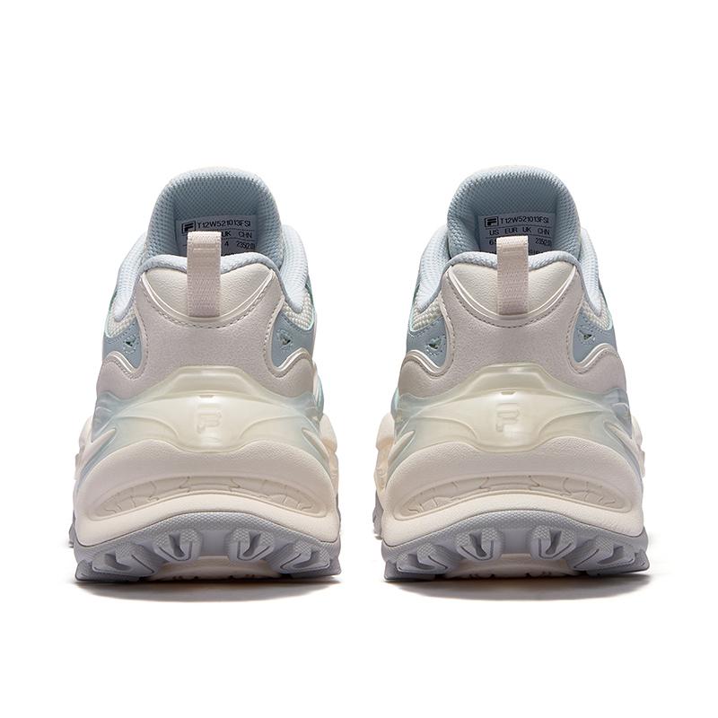 Fila Fusion EVA Мягкие Конфеты Повседневные Модные Увеличивающие Рост Низкие Папины Кроссовки Женские Кроссовки Светло-Голубые T12W521013FSI