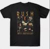 New RUSH Band 50th Anniversary Gift For Fans Unisex T-shirt Size S-4XL