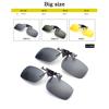 Sunglasses Clips for Men and Women Drivers Night Vision Goggles Sunglasses Clips Can Be Turned Up Glasses Clip