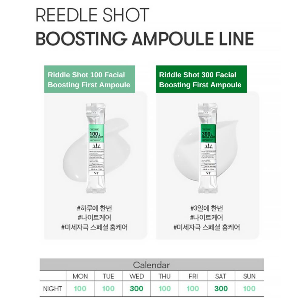 VT COSMETICS Riddle Shot Усиливающая Сыворотка-Ампула для Лица( 2мл*6шт. ) X2