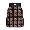 Кот-мем Белуга Кот Школьная сумка Студенты Спортивный Модный mochila Большая вместимость Сумка для ноутбука Сезон возвращения в школу