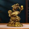 Zhaocai Богатство Привлекает Все Медные Золотые Слитки Дракон Украшения Офис Гостиная Дом Фойе Украшения Открытие Подарок
