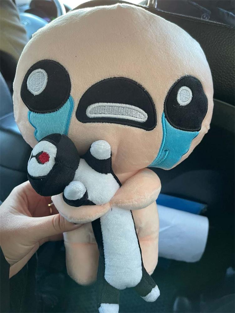 1pcs Game The Binding of Isaac Plush Toy Afterbirth Rebirth Cartoon Cute ISAAC Stuffed Doll Sleeping Pillow Cosplay Fans Gifts