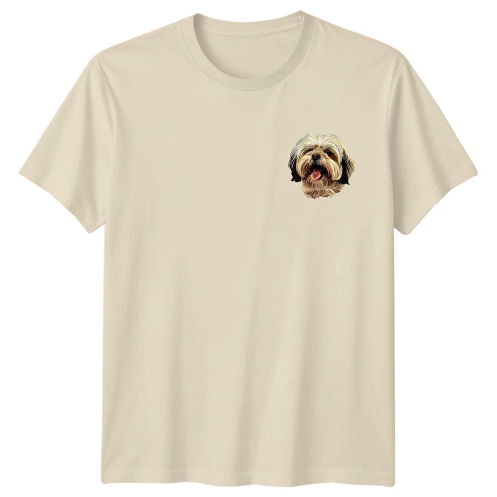 Shih Tzu Dog Animals Unisexs T Shirt Unisexs Tee Graphic Unisex Top Pet Lover