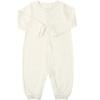 Bamboo Bebe White Cream Spacesuit, Korean Baby Products