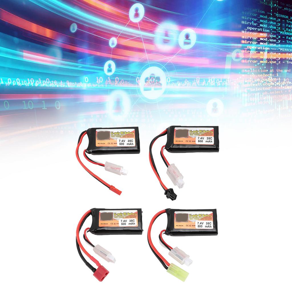 Аккумулятор для RC-дрона Professional 7.4V 2S 500mAh 35C литиевый аккумулятор для RC-вертолета RC-дрона RC-лодки