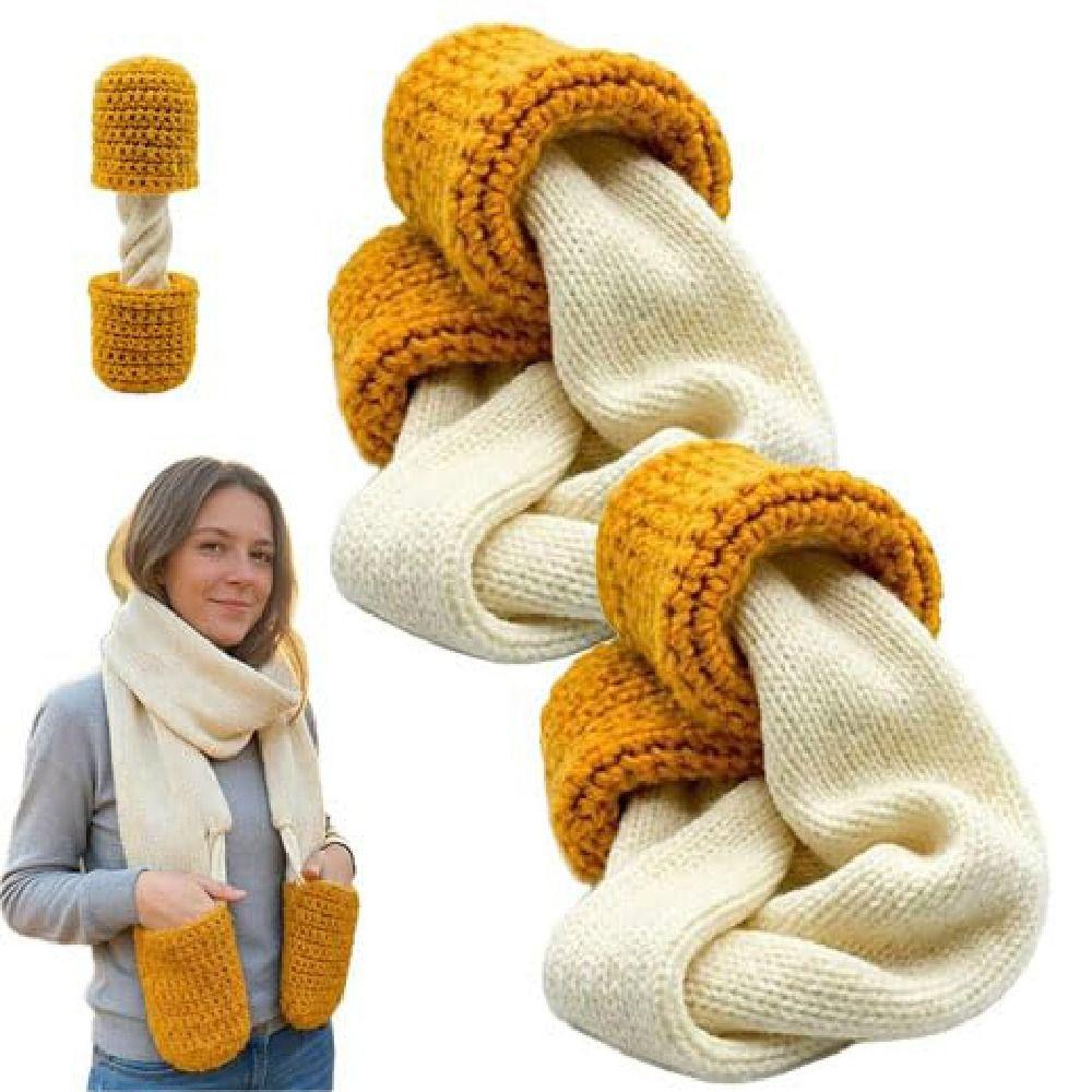 Warm Cheese Stick Scarf Cute Long Neck Scarves Children Gift Thermal Neck Warmer Foodies Gift