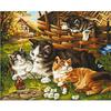 New Diamond Cats Painting Flower Diamond Embroidery Sale Animals Mosaic Pictures Of Rhinestones Home Decor