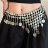 Vintage Metal Tassel Waist Chain Round Ethnic Style Belt  Dress Accessories