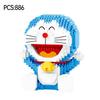 BALODY Micro Building Blocks Doraemon Mini DIY Assembly Anime Model - ABS Plastic Children's Toy Blocks