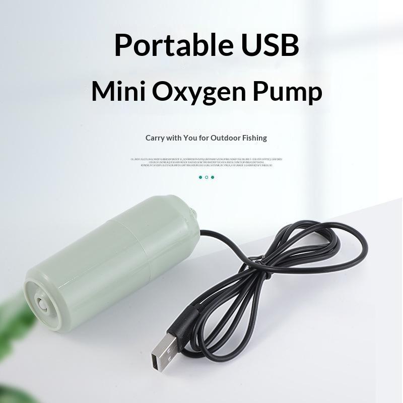 Аквариумный Usb воздушный насос для аквариума, бесшумный воздушный компрессор для аквариума, портативный мини-оксигенатор, кислородный аэратор, аксессуары для аквариума