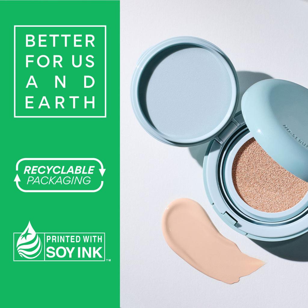 Innisfree No-Sebum Powder Cushion (5 Colors) SPF 35 PA++ 14g