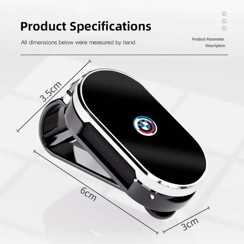 Car Sun Visor Eyewear Holder Sunglasses Clip For BMW I4 G20 X3 X5 F40 G26 F30 F10 E90 F20 E46 E60 E39 E36 G26 X7 Car Accessories EB1