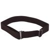 Women No Show Invisible Belt Elastic Stretch Waist Belt with Flat Buckle