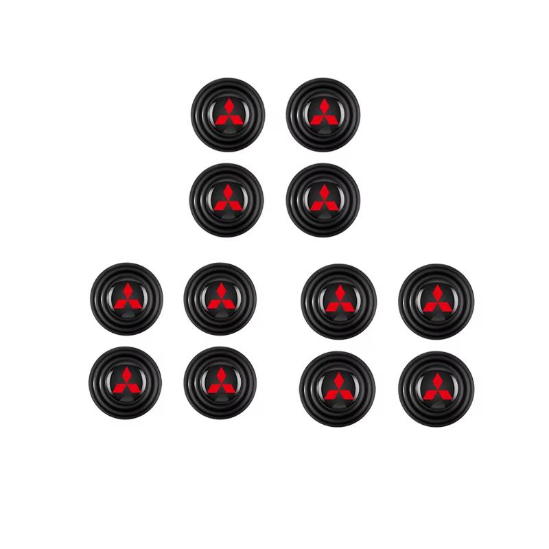 uldf10 Car Door Shockproof Silicone Gasket Buffer Pad For Mitsubishi L200 ASX Pajero Sport Outlander Xpander Eclipse Cross Delica Mirag