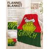 Sly Grinch Christmas Vibe Cartoon Printed Blanket Skinfriendly Warm Fleece Blanket For Living Room Sofa Nap Home Decor Great Holiday Gift