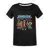5574 Футболка с принтом игры Roblox для мальчиков и девочек, с короткими рукавами