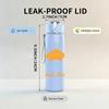 1PC Graduation Cap Count Down Print 750ml Color Plastic Sports Water Bottle Leakproof Flip Straw Lid Suitable for Sports Office Home Use