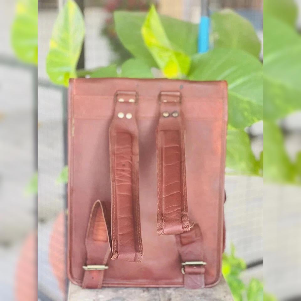 Новая сумка из козьей кожи, рюкзак для ноутбука, мужской рюкзак для путешествий и женщин