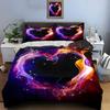 3PC Gothic Love Art Print Bedding Set Duvet Cover 1 Duvet Cover 2 Pillowcases Adult and Children Bedding Set Luxury Gifts