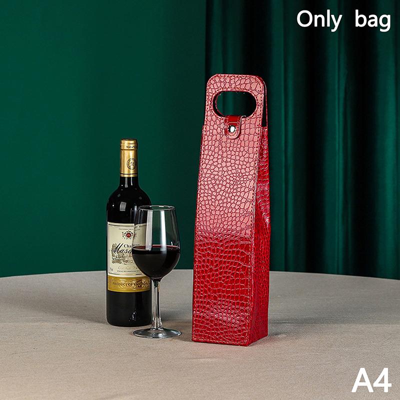 Подарочный пакет для вина, многоразовая кожаная сумка для вина, двухслойная сумка для шампанского, пива, подарочные пакеты для переноски на день рождения, девичник