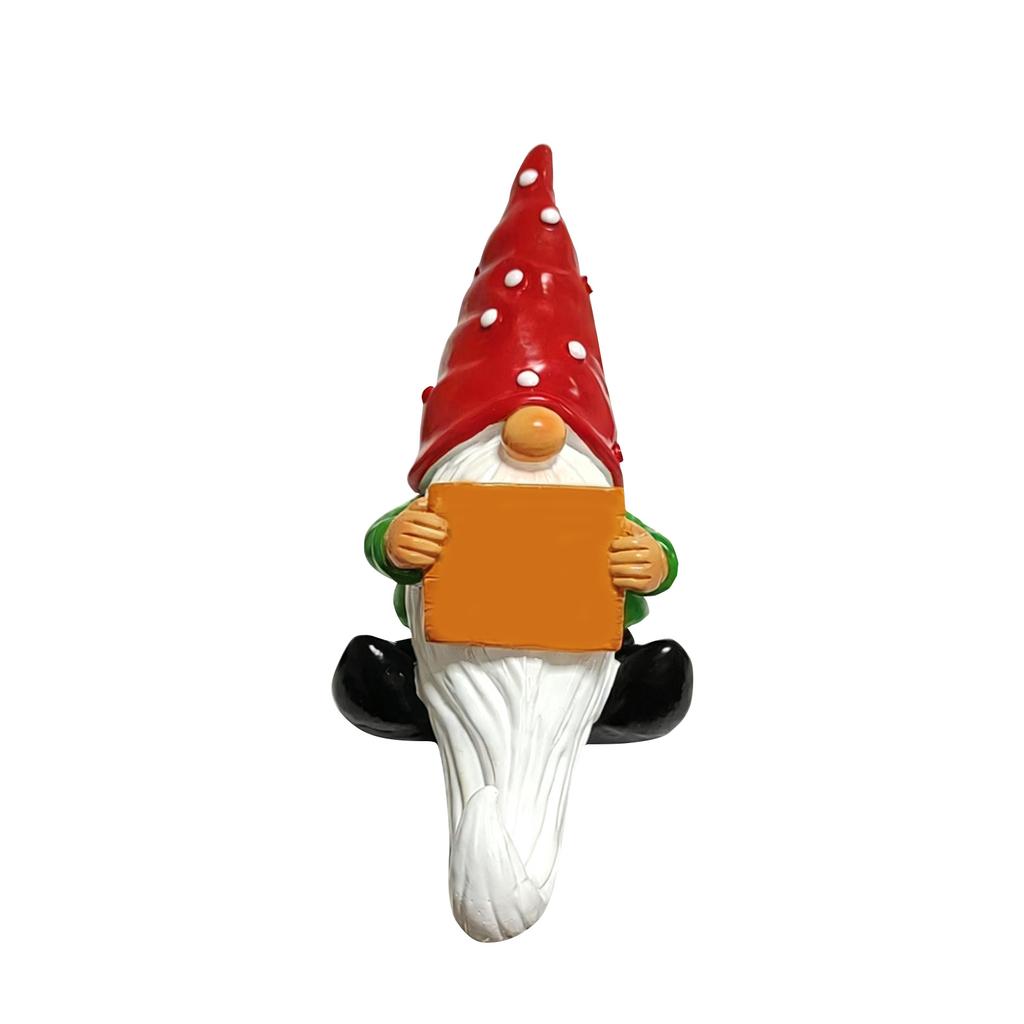 Christmas Dwarf Decorative Ornament, -Bearded Dwarf Hook Desktop Creative Festival Resin Ornament