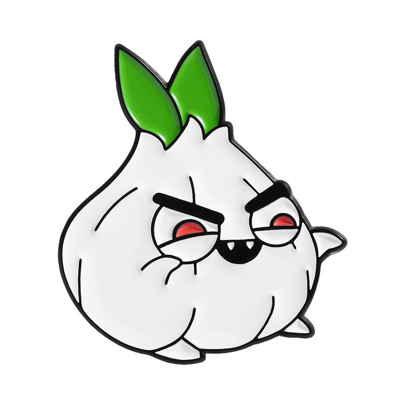 Garlic Enamel Pins Custom CAN'T MAKE LOVE WITHOUT THE CLOVE Brooches Lapel Badges Clothes Jewelry Gift for Friends