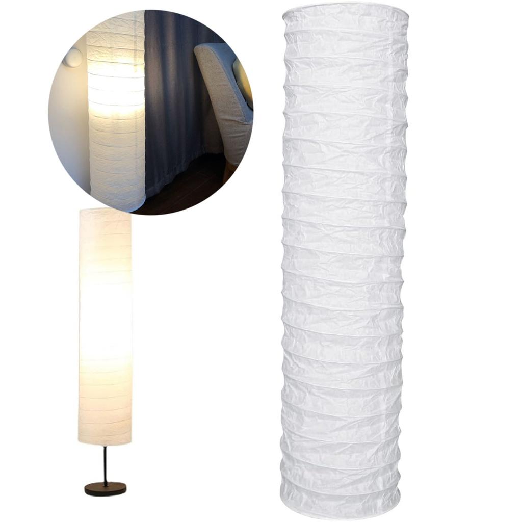 Paper Floor Lamp Shade, Foldable And Minimalist  Rice Paper Lamps Classic Modern Paper Floor Light Bulb Cage Guard For Living Room Bedroom Décor