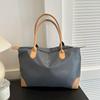 Oxford Cloth Fashion Casual Tote - Large Capacity, Versatile Single Shoulder Bag for Early Autumn