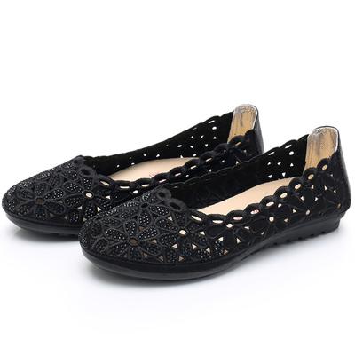 Мода Mazefeng 2024 Женская повседневная обувь на плоской подошве Летние лоферы на плоской подошве Женская обувь Слипоны Мягкие круглые носки Джинсовые туфли на плоской подошве в сетку Большие размеры 35-41