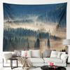 Natural Forest Trees Tapestry Fantasy Star Pendant Room Decoration Landscape Tapestry Bedroom Living Room Decoration