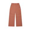 X MAISON KITSUNE Original Fashion Stretch Simple Comfortable Woven Cool Wide Leg Casual Pants Women Pants Dusty-Pink F11W529803F-RD