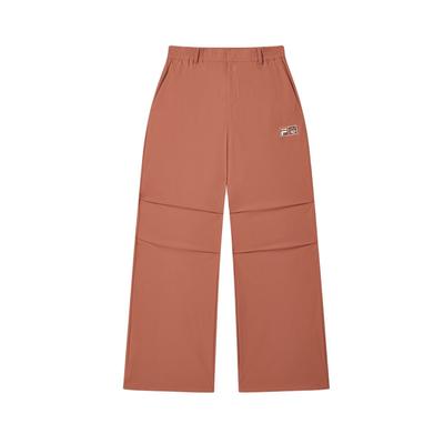 X MAISON KITSUNE Оригинальная Мода Эластичные Простые Удобные Тканые Крутые Широкие Повседневные Брюки Женские брюки Пыльно-розовый F11W529803F-RD