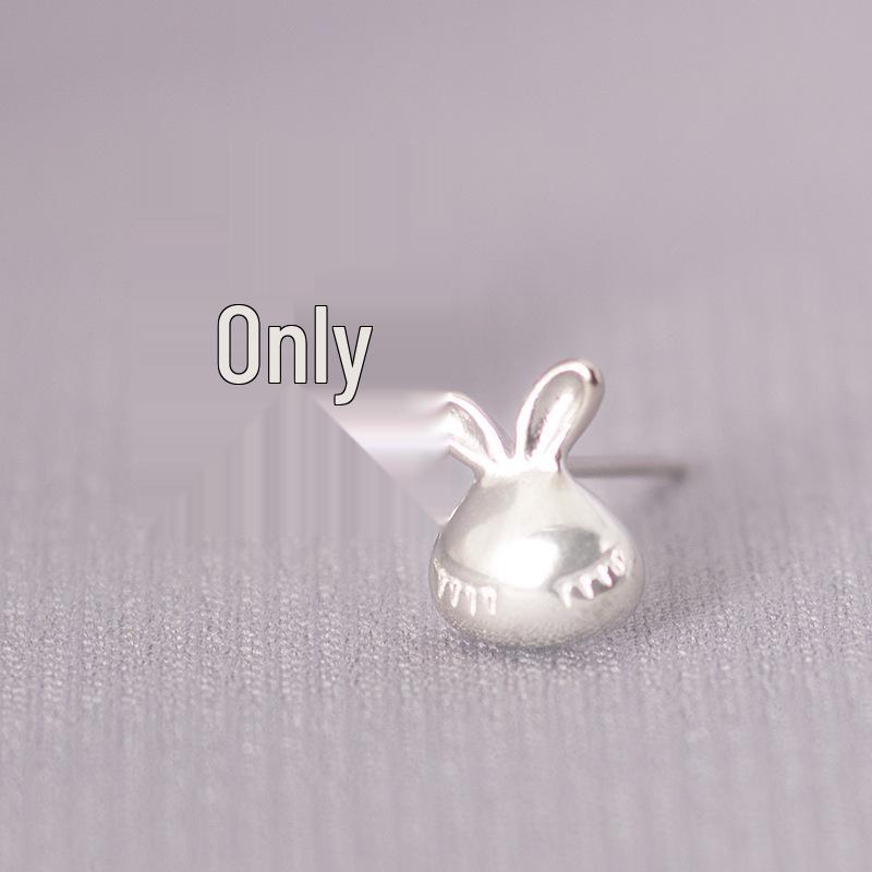 Korean Style S925 Silver Needle Stud Earrings for Women – Minimalist & Personality Design