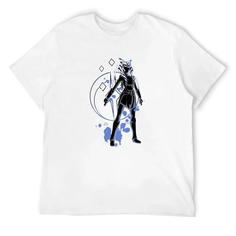 Ahsoka Tano(5) T-Shirt Top Fans of Both Sexes for Spring and Summer Daily Wear Fashion T-Shirt Short-sleeved Casual T-shirt